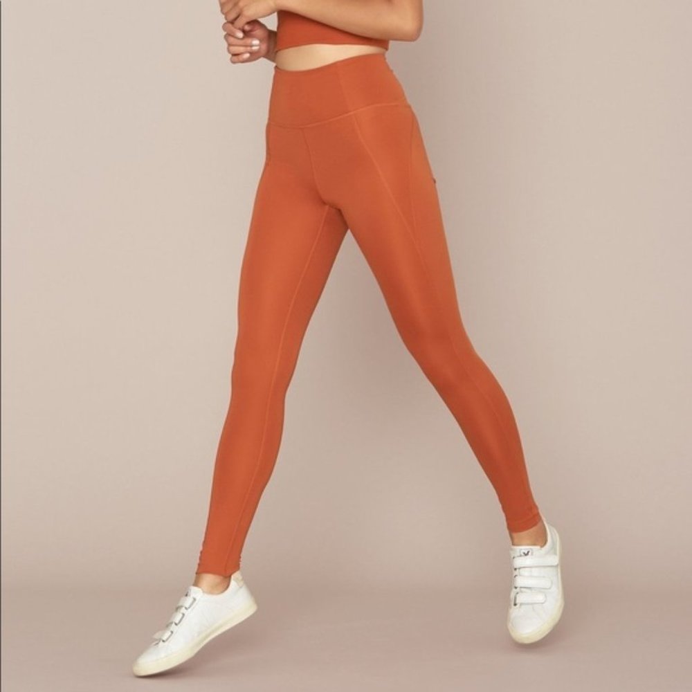 Girlfriend Collective Toasted Apricot High Rise M